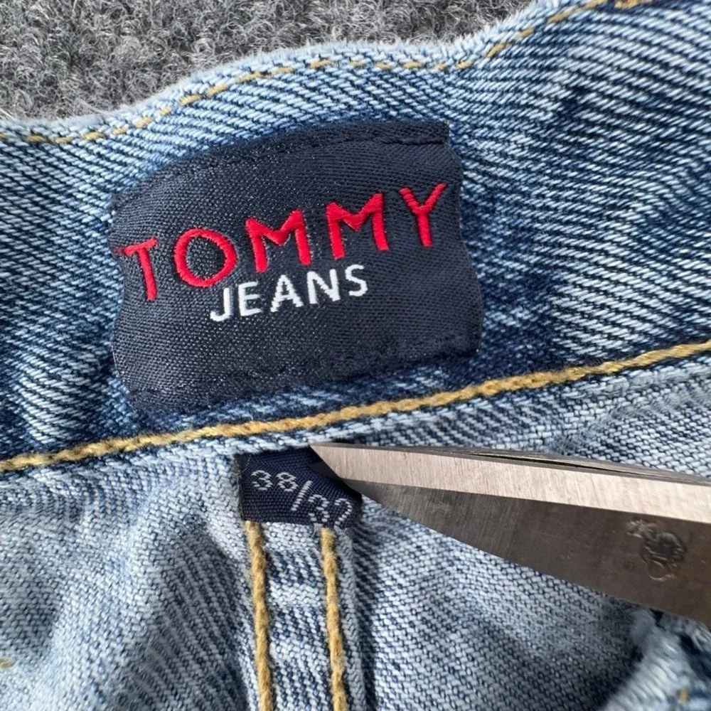 Tommy Jeans Mens 38x32 Carpenter Denim Wide Leg 90s Streetwear Vintage